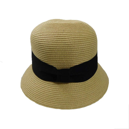 Summer Cloche with Wide Band Cloche Boardwalk Style Hats