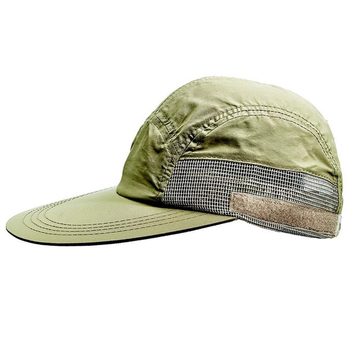 Supplex® Nylon Fishing Cap with Chin Strap and Sun Shield - DPC Outdoor Hats Cap Dorfman Hat Co.