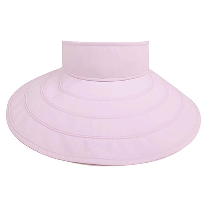 Taslon Large Bill Visor Hat with Detachable Neck Cape - Juniper UV Wear Visor Cap MegaCI