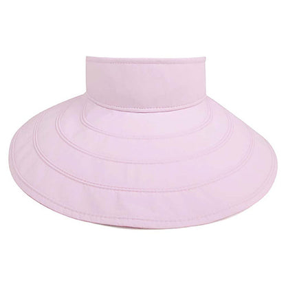 Taslon Large Bill Visor Hat with Detachable Neck Cape - Juniper UV Wear Visor Cap MegaCI