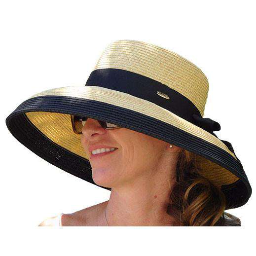 Tiffany Style Two Tone Summer Hat - Karen Keith Hats Wide Brim Hat Great hats by Karen Keith