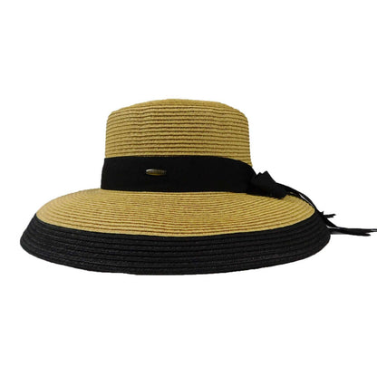 Tiffany Style Two Tone Summer Hat - Karen Keith Hats Wide Brim Hat Great hats by Karen Keith