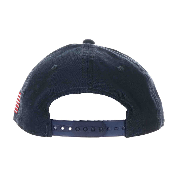Top Gun USA Flag Structured Cotton Baseball Cap - DPC Hats Cap Dorfman Hat Co.