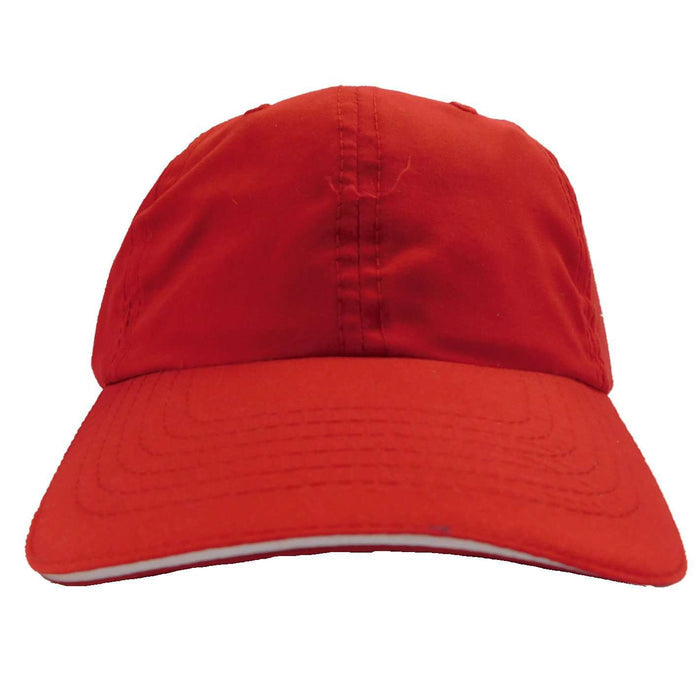 Tropical Trends Sandwiched Cap Cap Dorfman Hat Co. C0003RD Red