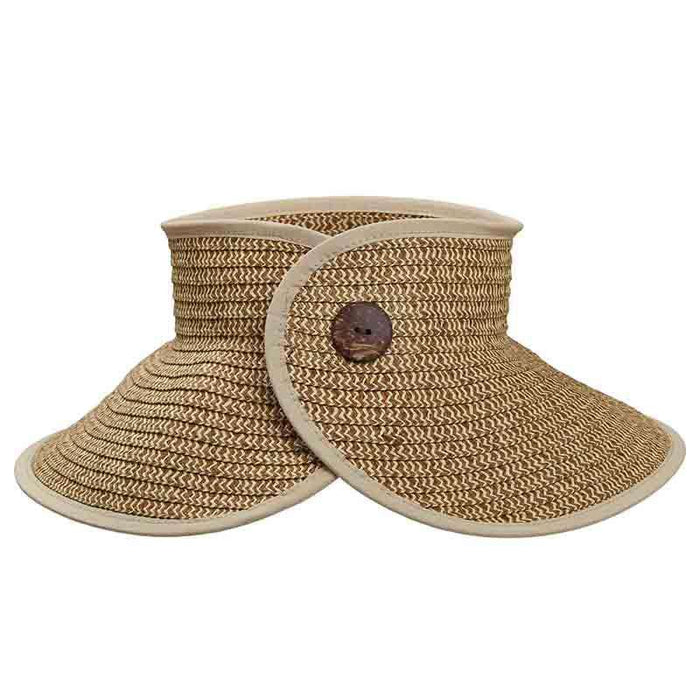 Tropical Trends Wrap-Around Sun Visor Hat Visor Cap Dorfman Hat Co.