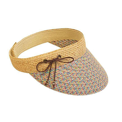 Tweed Brim Sun Visor Visor Cap Boardwalk Style Hats ds726rb Rainbow