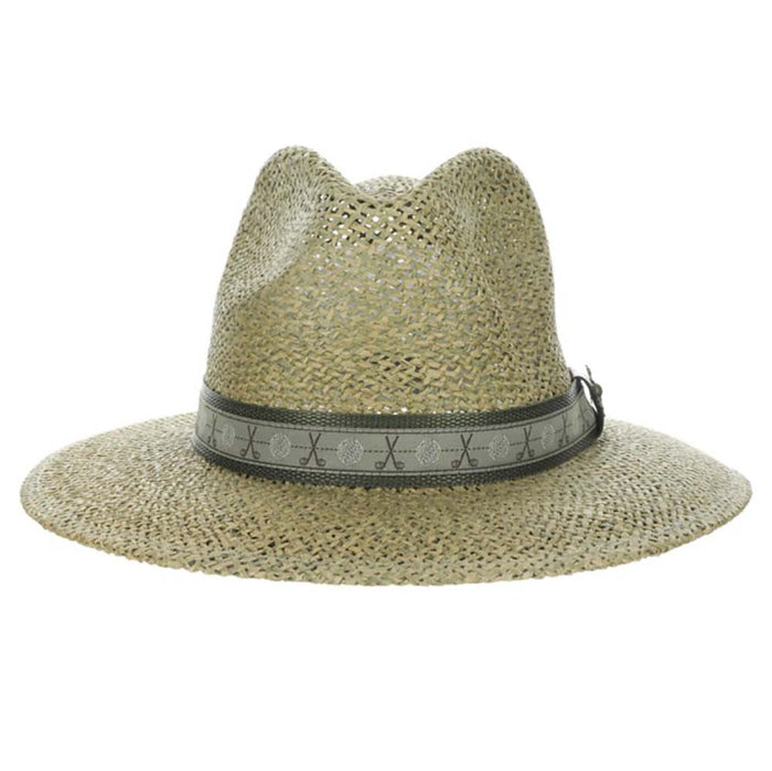 Twisted Matte Toyo Pinched Crown Golf Hat - Scala Hats Safari Hat Scala Hats