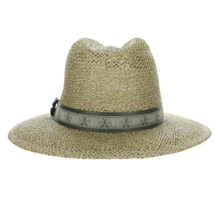 Twisted Matte Toyo Pinched Crown Golf Hat - Scala Hats Safari Hat Scala Hats