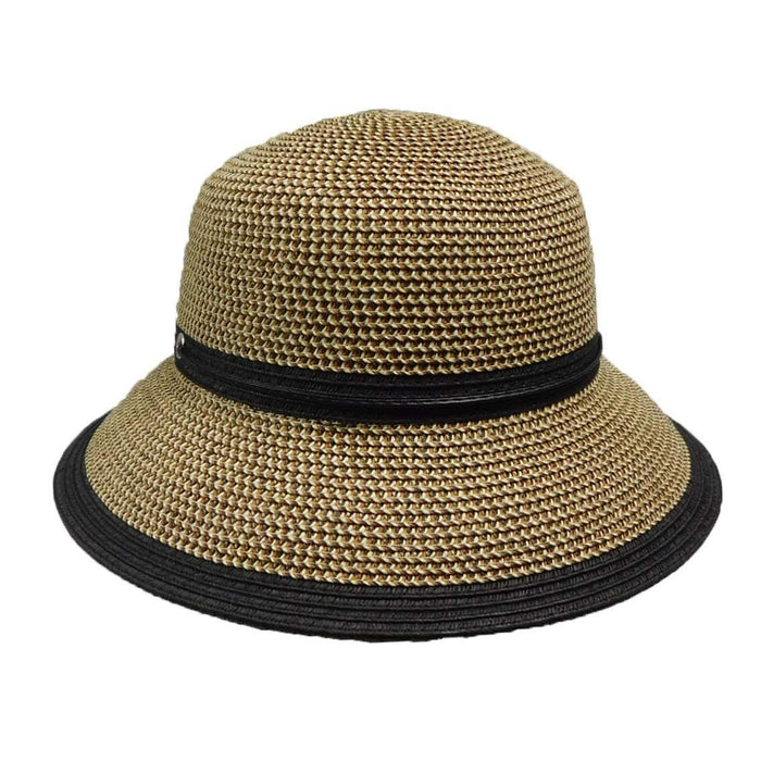 Two Tone Summer Cloche - Karen Keith Cloche Great hats by Karen Keith