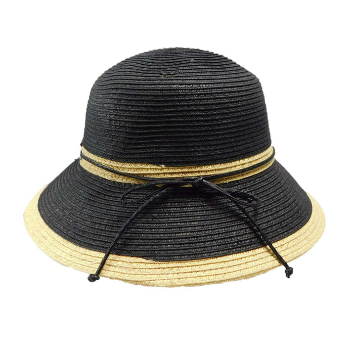 Two Tone Summer Cloche - Karen Keith Cloche Great hats by Karen Keith