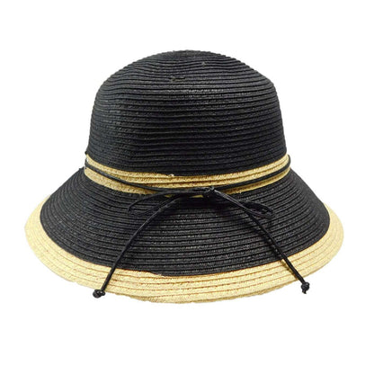 Two Tone Summer Cloche - Karen Keith Cloche Great hats by Karen Keith