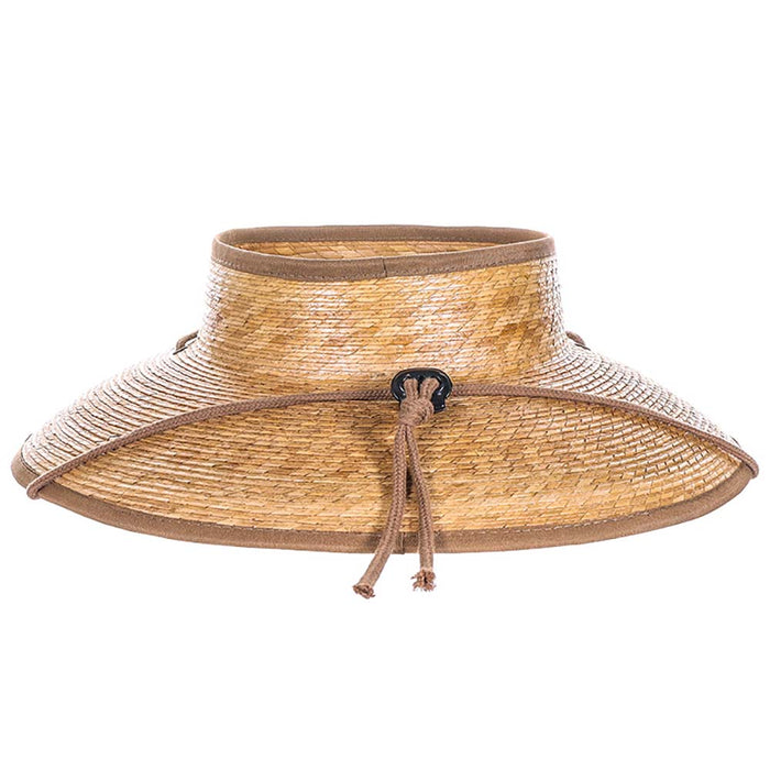 Unisex Open Crown Palm Visor Hat - Scala Hats Visor Cap Scala Hats