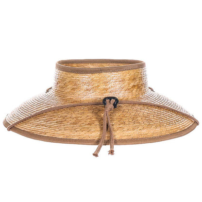 Unisex Open Crown Palm Visor Hat - Scala Hats Visor Cap Scala Hats