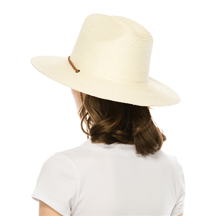 Unisex Packable Straw Cattleman Cowboy Hat  - Boardwalk Style Cowboy Hat Boardwalk Style Hats