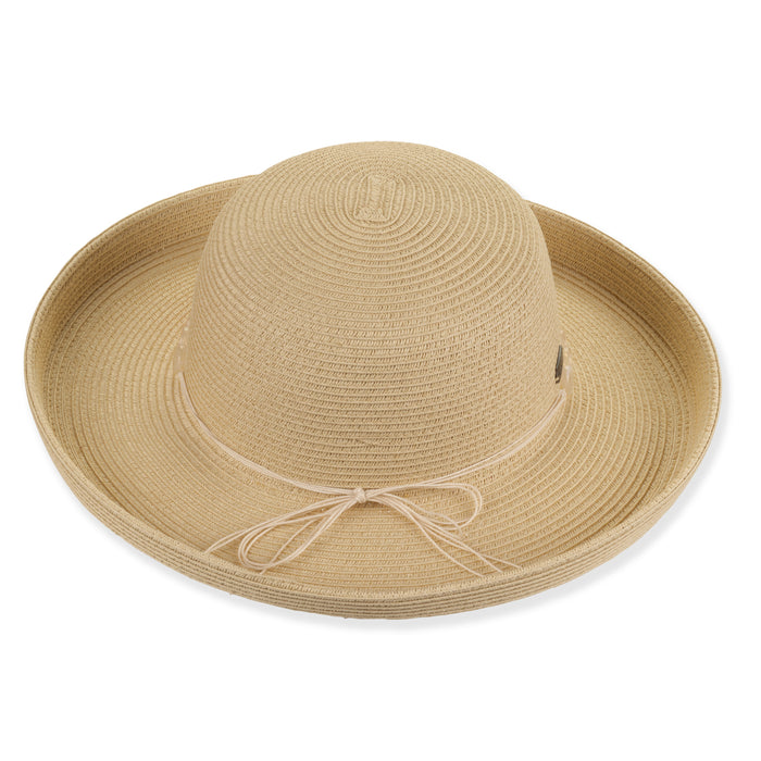 Up Brim Sun Hat with Colorful Bead Band - Sun 'N' Sand Hats Kettle Brim Hat Sun N Sand Hats