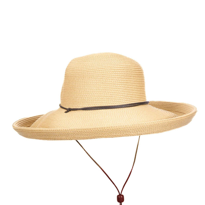 Up Turned Brim Summer Hat - Scala Collection Hats Kettle Brim Hat Scala Hats