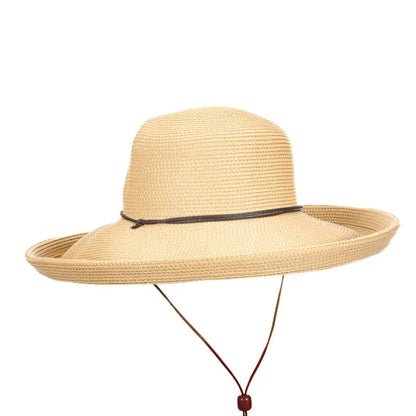 Up Turned Brim Summer Hat - Scala Collection Hats Kettle Brim Hat Scala Hats