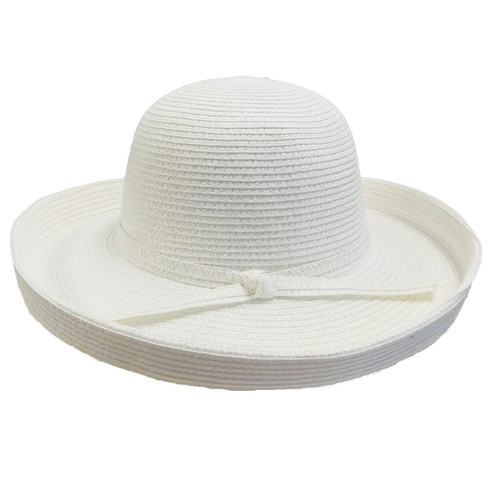 Upturned Brim Solid Color Summer Hat - Jeanne Simmons Hats Kettle Brim Hat Jeanne Simmons Accessories