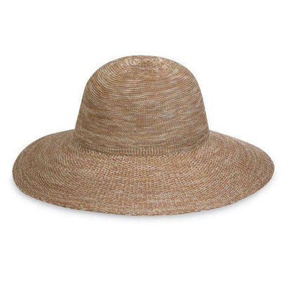 Victoria Diva by Wallaroo Hats Wide Brim Hat Wallaroo Hats VICD-20-MC Mixed Camel M/L (58 cm)