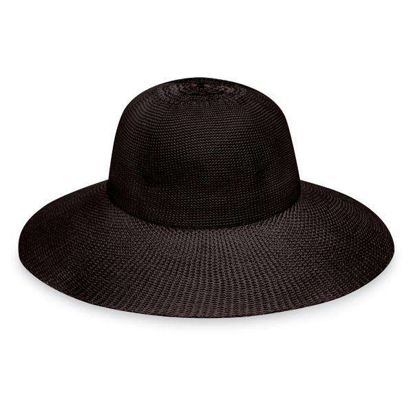 Victoria Diva by Wallaroo Hats Wide Brim Hat Wallaroo Hats VICD-20-BK Black M/L (58 cm)