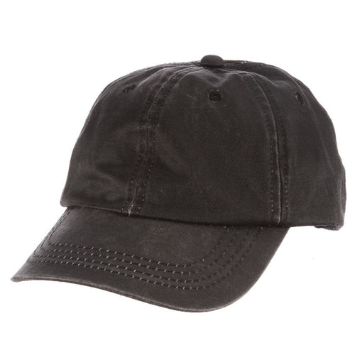 Weathered Cotton Baseball Cap, Water Repellent - DPC Outdoor Hat Cap Dorfman Hat Co. BC210-BRN Brown OS