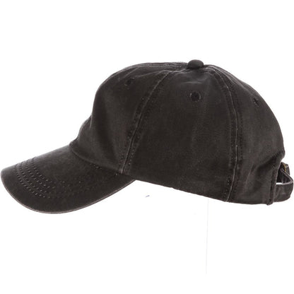 Weathered Cotton Baseball Cap, Water Repellent - DPC Outdoor Hat Cap Dorfman Hat Co.