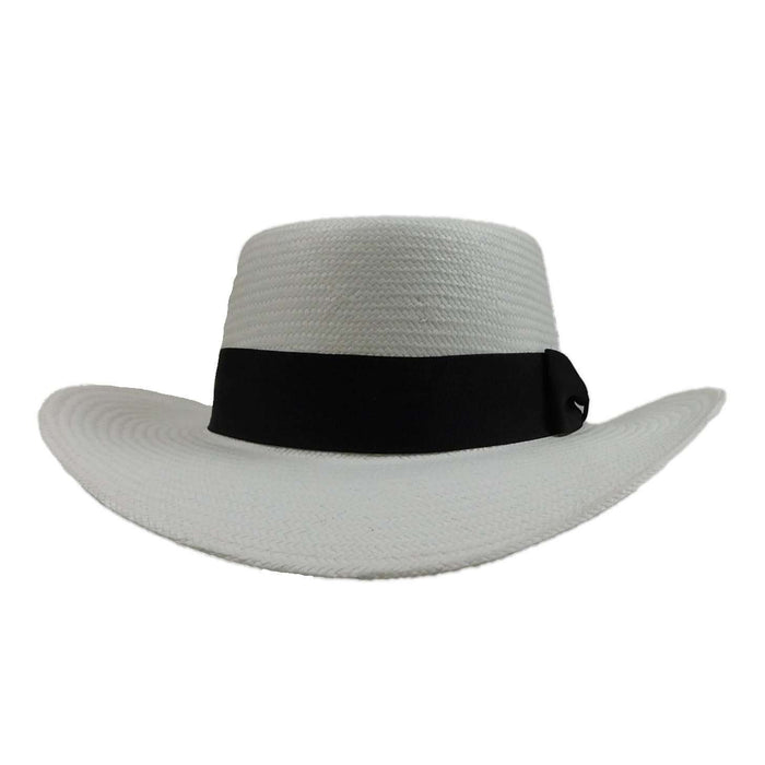White Toyo Gambler Golf Hat by Kenny Keith Gambler Hat Great hats by Karen Keith