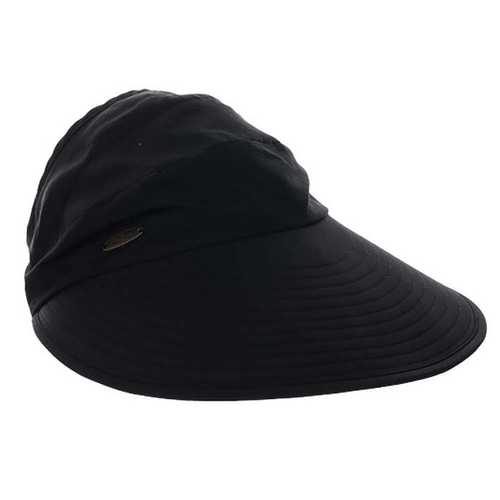 Wide Bill Cap with Open Crown for Ponytail - Panama Jack Hats Cap Panama Jack Hats