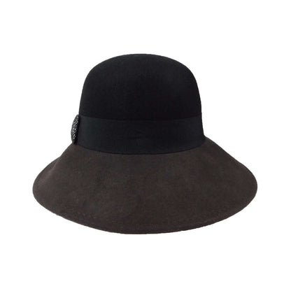 Wide Brim Cloche Style Hat - Scala Collection Hats Cloche Scala Hats
