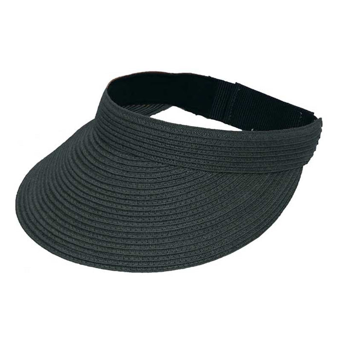 Women's Sun Visor - Karen Keith Collection Visor Cap Great hats by Karen Keith BT88C Black
