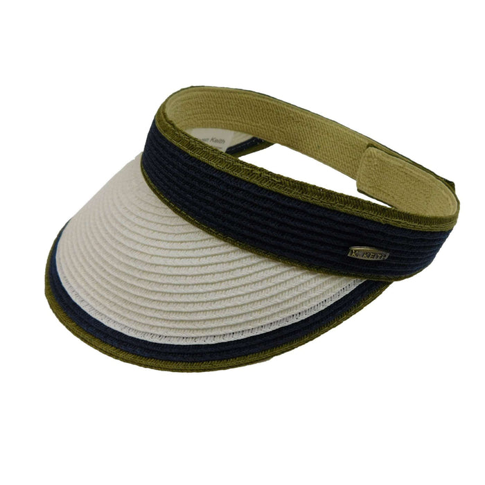 Women's Sun Visor - Karen Keith Collection Visor Cap Great hats by Karen Keith BT88E White