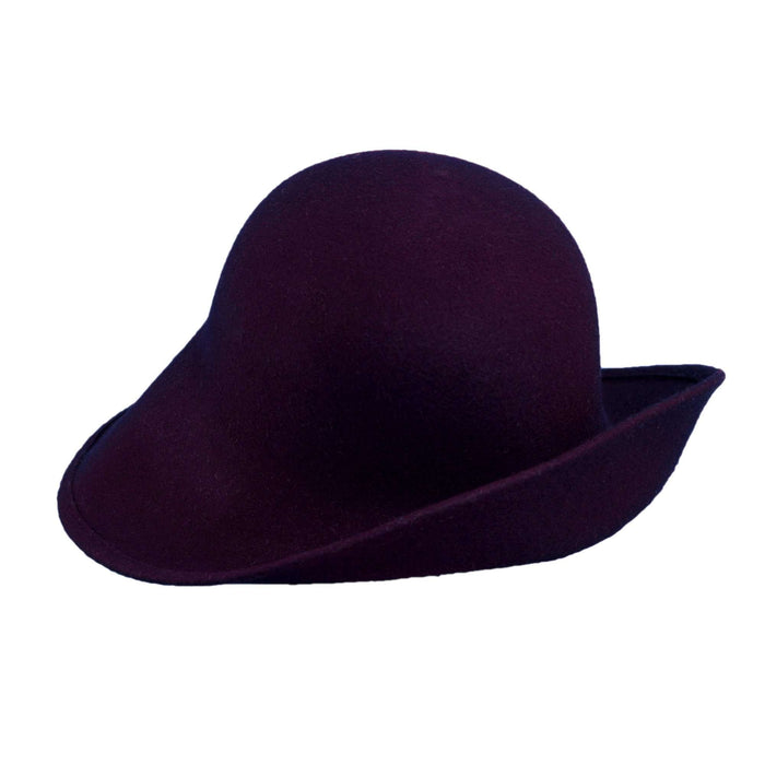 Wool Felt Hat with Shapeable Brim - Scala Hats Cloche Scala Hats