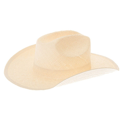 Woven Toyo Straw Cowboy Hat for Hat Bar Tailoring - Boardwalk Hats Cowboy Hat Boardwalk Style Hats DA1347-IVO Ivory OS