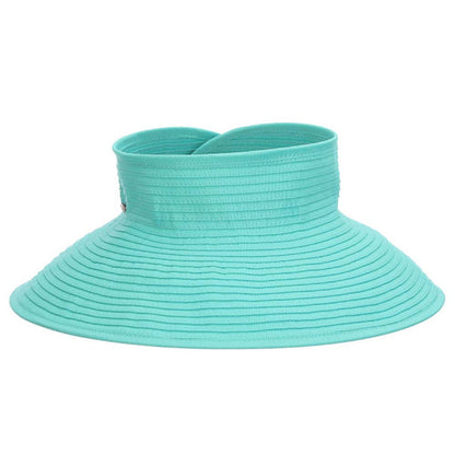 Wrap-Around Fabric Sun Visor Hat - Scala Hats Visor Cap Scala Hats